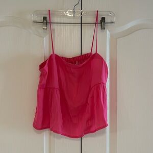 NWT mango pink tank top